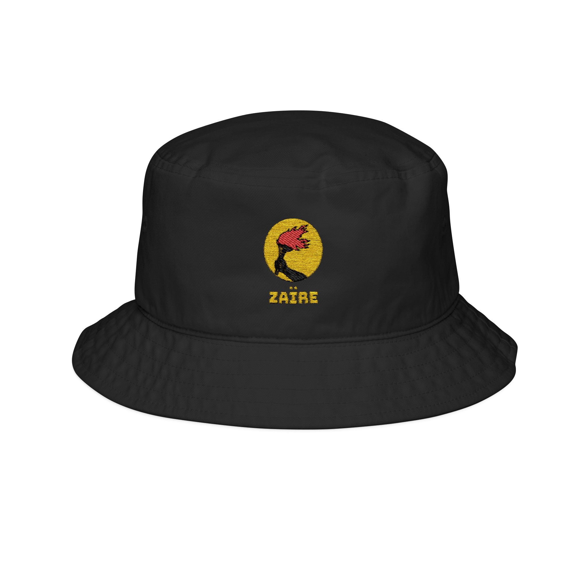 ZAIRE | DR CONGO Embroidered Bucket Hat