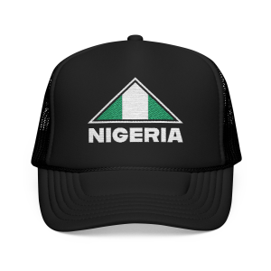 NIGERIA Embroidered Foam Trucker Hat