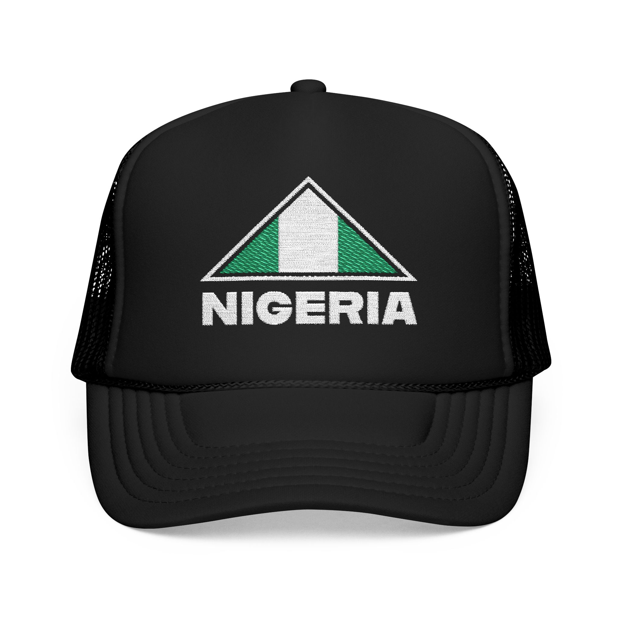 NIGERIA Embroidered Foam Trucker Hat