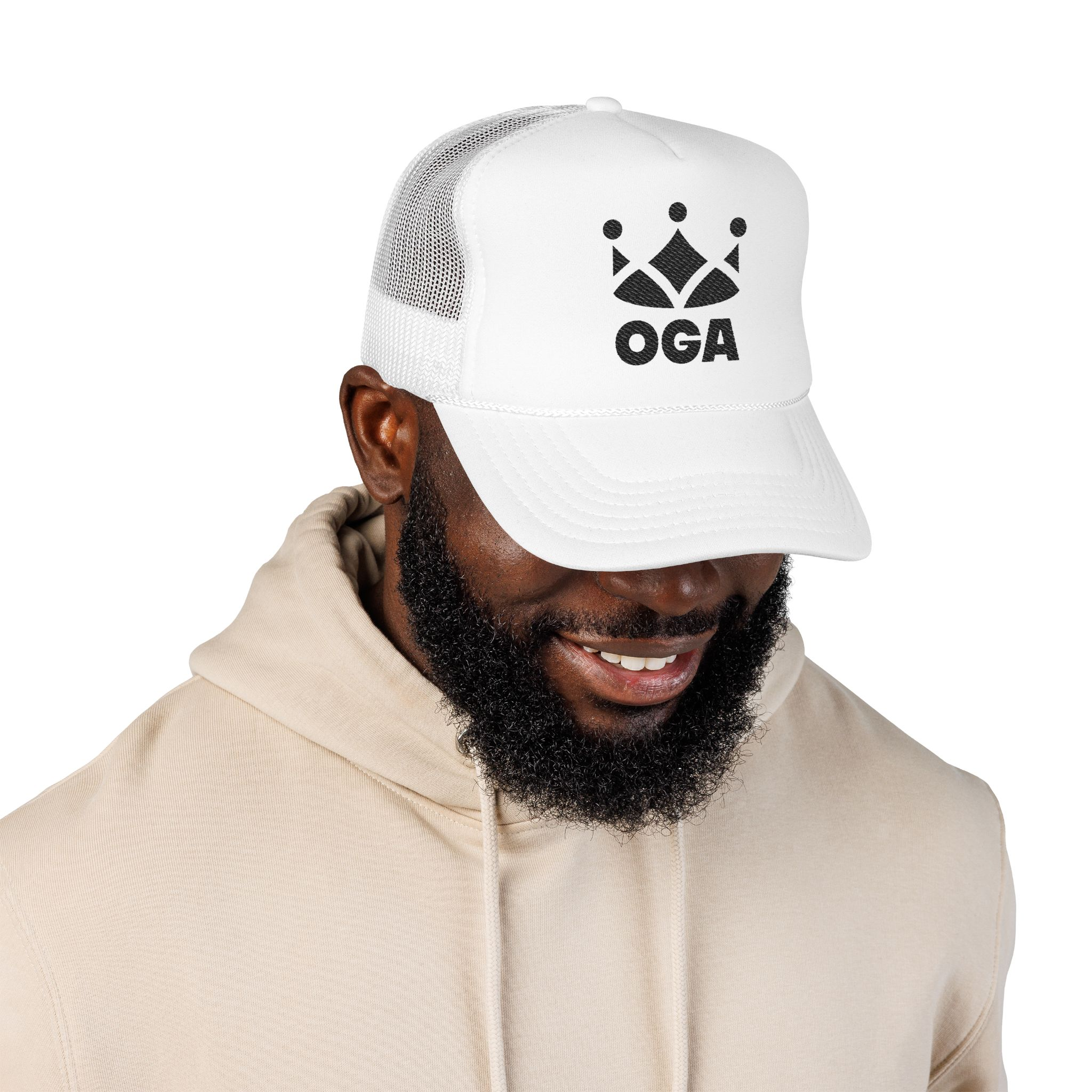 OGA Crown Embroidered Foam Trucker Hat