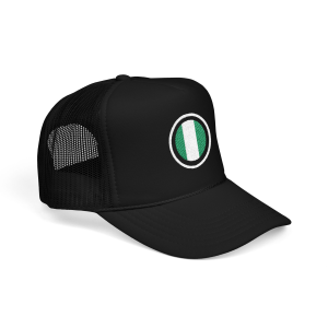 Nigeria Flag Foam Trucker Hat, Embroidered Hat